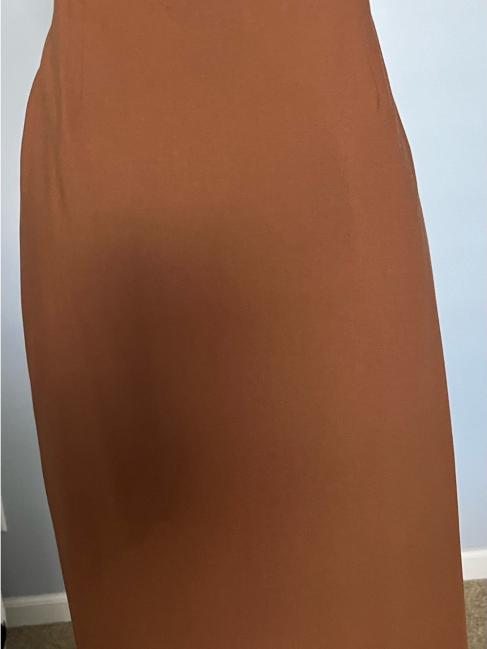Calvin Klein Rust Brown Maxi Skirt